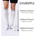 thumbnail image 6 of 3 Pairs Copper Compression Non-Slip Socks for Women & Men Circulation 15-20 mmhg - Better Blood Flow, Swelling, Best Support for Medical, Running, Nursing, 6 of 8
