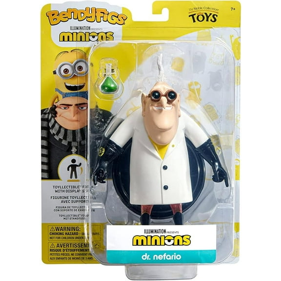 BendyFigs The Noble Collection Minions Dr Nefario - Noble Toys 18.5cm Bendable Posable Collecti