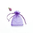 thumbnail image 5 of 50pcs/lot (4 Size) Organza Gift Bag Jewelry Packaging Bag Wedding Party Goodie Packing Favors Cake Pouches Drawable Bags Present white 7x9cm, 5 of 6