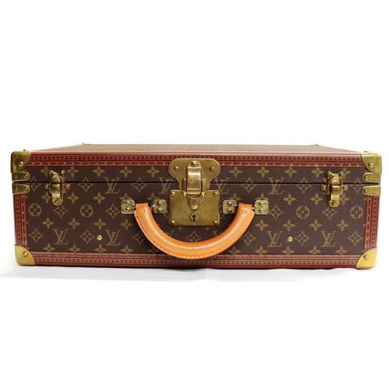 Vintage Louis Vuitton LV Brown Monogram Logo Attache Briefcase Bag