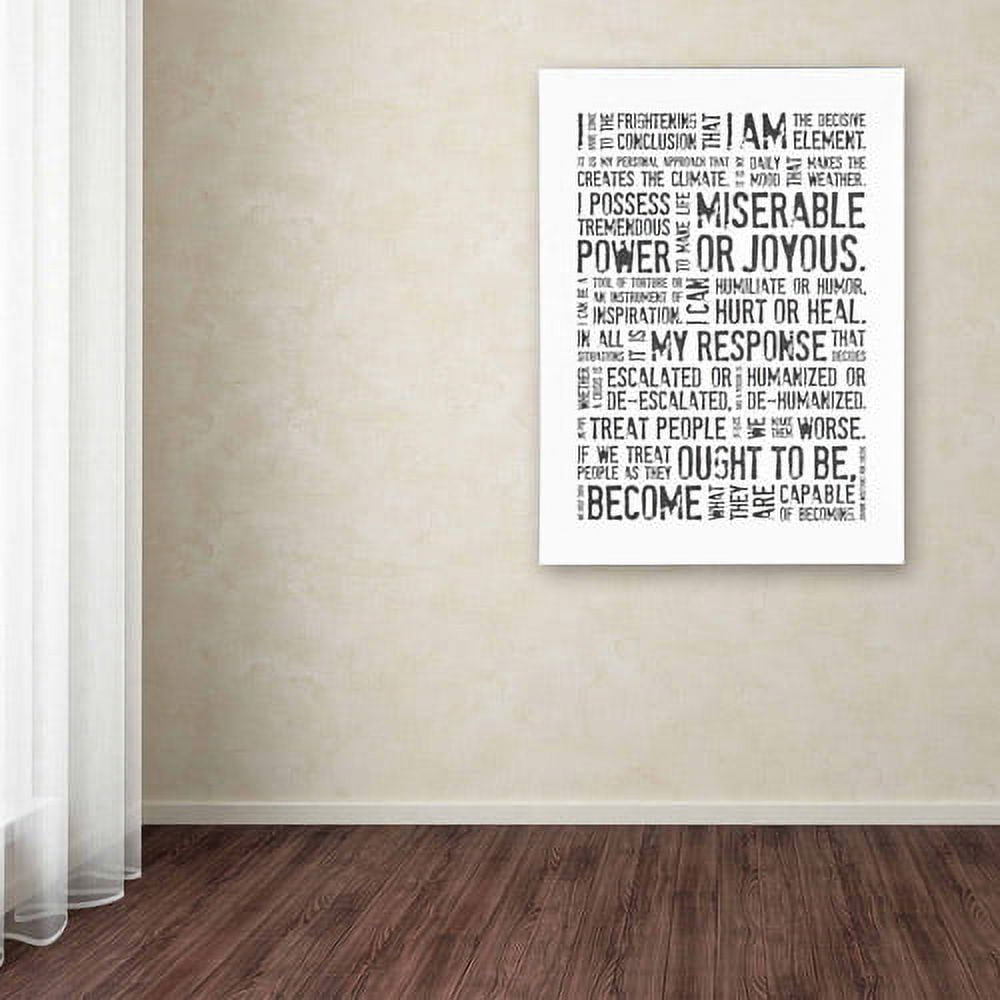 Trademark Fine Art "Decisive Elements II" Canvas Art by Megan Romo