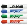EXPO Dry Erase Markers, Bullet Tip, Assorted, 4/Set