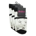 thumbnail image 4 of MeMoi Vintage Floral Women's Cotton Blend Ankle Socks - Womens - Female, One Size, Coffee Bean, 4 of 5