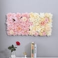 thumbnail image 3 of Artificial Flower Pink Rose Hydrangea Flower Background Wall Fake Flower Indoor Wedding Shooting Decorations Flower Row, 3 of 6