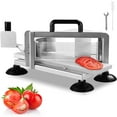 thumbnail image 1 of VEVOR Trancheuse Commerciale pour Tomates, Coupe-Tomates Trancheuse 1/4 Pouce, Machine Trancheuse pour Tomates en Acier Inoxydable Robuste, Trancheuse Manuelle pour Tomates avec Pieds Antidérapants, 1 of 9