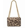 thumbnail image 2 of Valentino VLogo Haircalf & Leather Shoulder Bag, Brown, 2 of 5