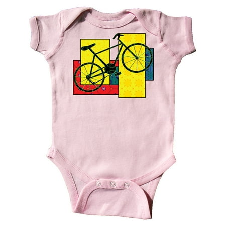 

Inktastic Bike Pattern Blocks Gift Baby Boy or Baby Girl Bodysuit