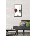 thumbnail image 2 of Marvel Deadpool & Wolverine - Mask and Claws One Sheet Wall Poster, 14.725" x 22.375" Framed, 2 of 5