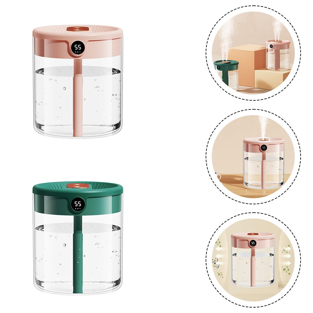 2L Humidifier Large Capacity Mute Bedroom Usb Portable Two Port Spray Humidifier