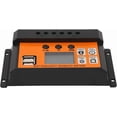 thumbnail image 4 of HUGFEGWE Solar Controller, 3 Stage Management Solar Panel Regulator 12V 24V Self Recovery LCD Display Multiple Protections for Commercial (10A) CJB91-90628, 4 of 9