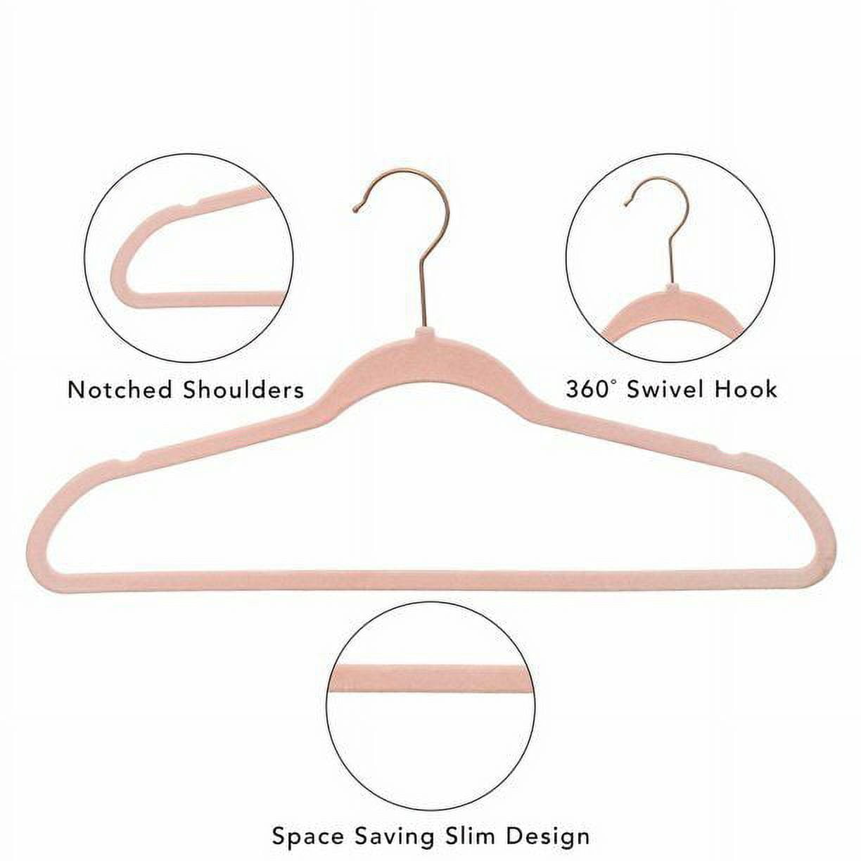 Kids Velvet Hangers Collection – Tagged Rose Gold–