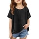 thumbnail image 3 of Camisas de Manga Larga para Niños Tamaño 12-14 Juventud Color Sólido Mangas Cortas Camiseta de Cuello Redondo Top para Niños Niño Pequeño Camisas de Manga Larga 2T, 3 of 5