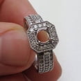 thumbnail image 2 of Pompeii 5/8ct Semi Mount Vintage Ring 14K White Gold (G/H,I1-I2), 2 of 3