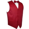 thumbnail image 4 of Neil Allyn 7-Piece Formal Tuxedo with Pleated Front Pants, Shirt, Red Vest, Bow-Tie & Cuff Links. Prom, Wedding, Cruise, 4 of 5