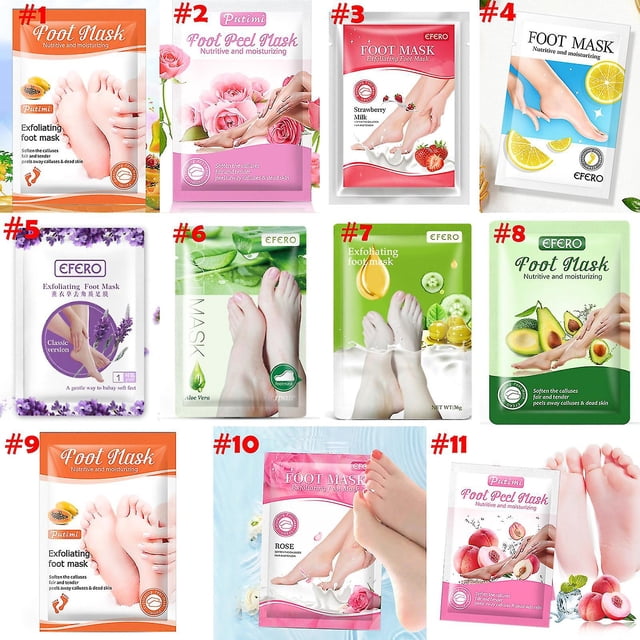 Mascarilla Exfoliante para Pies YONGSHENG Putimi Peach Foot Mask 1/4/7/11 Exfoliante para Piel Muerta
