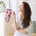 thumbnail image 6 of 30 oz Insulated Stainless Steel Tumbler Double Wall Stainless Steel Tumbler with 2-Way Drinking Watercolor Sparkling Cherries, 6 of 9