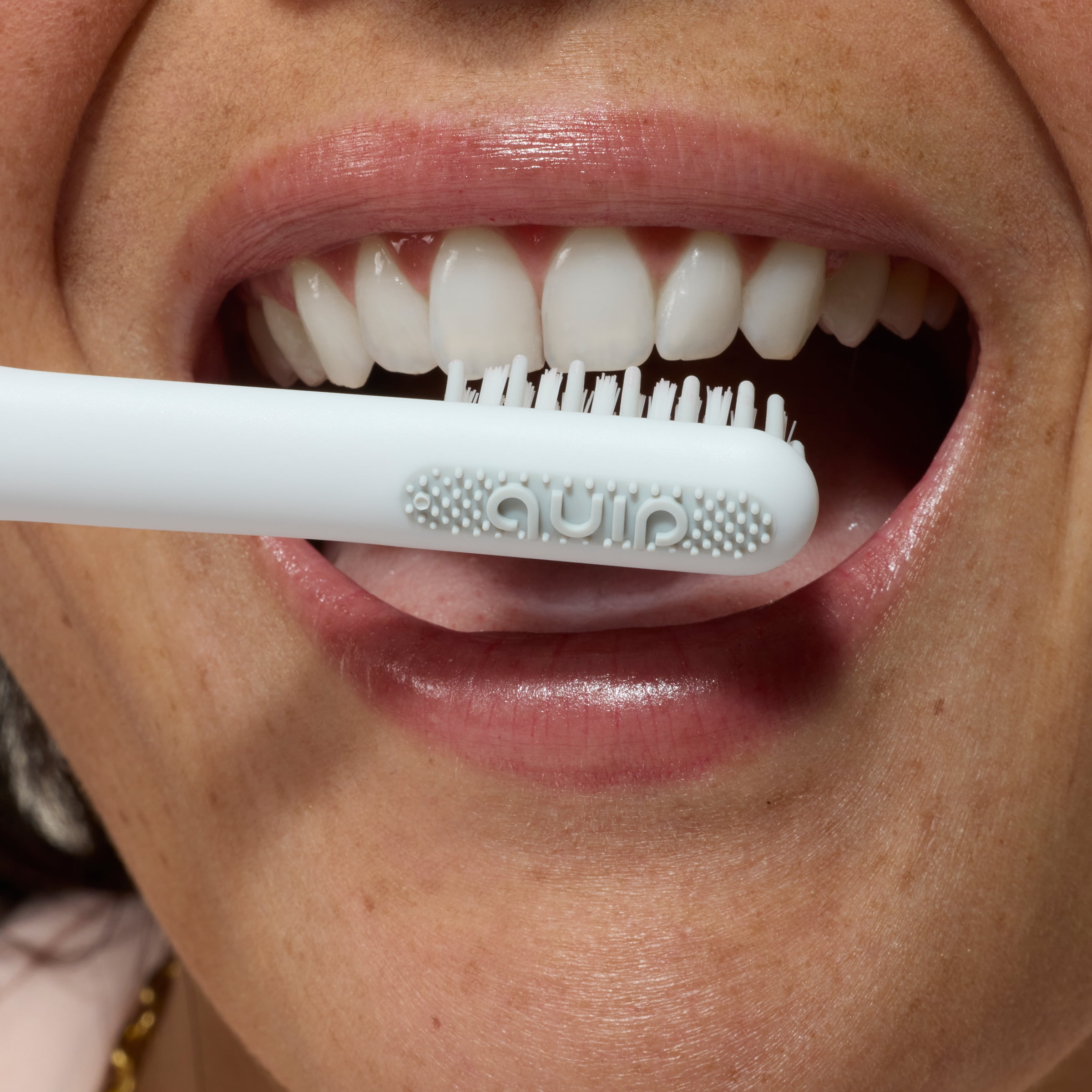 Quip Electric Toothbrush Replacement Brush Full Head, Soft Bristles, 4 Pack