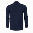 thumbnail image 5 of Babcutegg Mens Open Front Cardigan Sweater Shawl Collar Long Sleeve Lightweight Warm Knitted Sweaters Size 2XL, 5 of 8