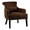 Brown, variant on Furniture of America Gabe Contemporary Fabric Upholstered Accent Chair in Beige