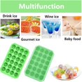 thumbnail image 4 of Bandejas para cubitos de hielo, paquete de 2, de silicona, flexibles, de fácil liberación, para 48 cubitos de hielo con tapa extraíble resistente a derrames, apilables, duraderas y aptas para, 4 of 4