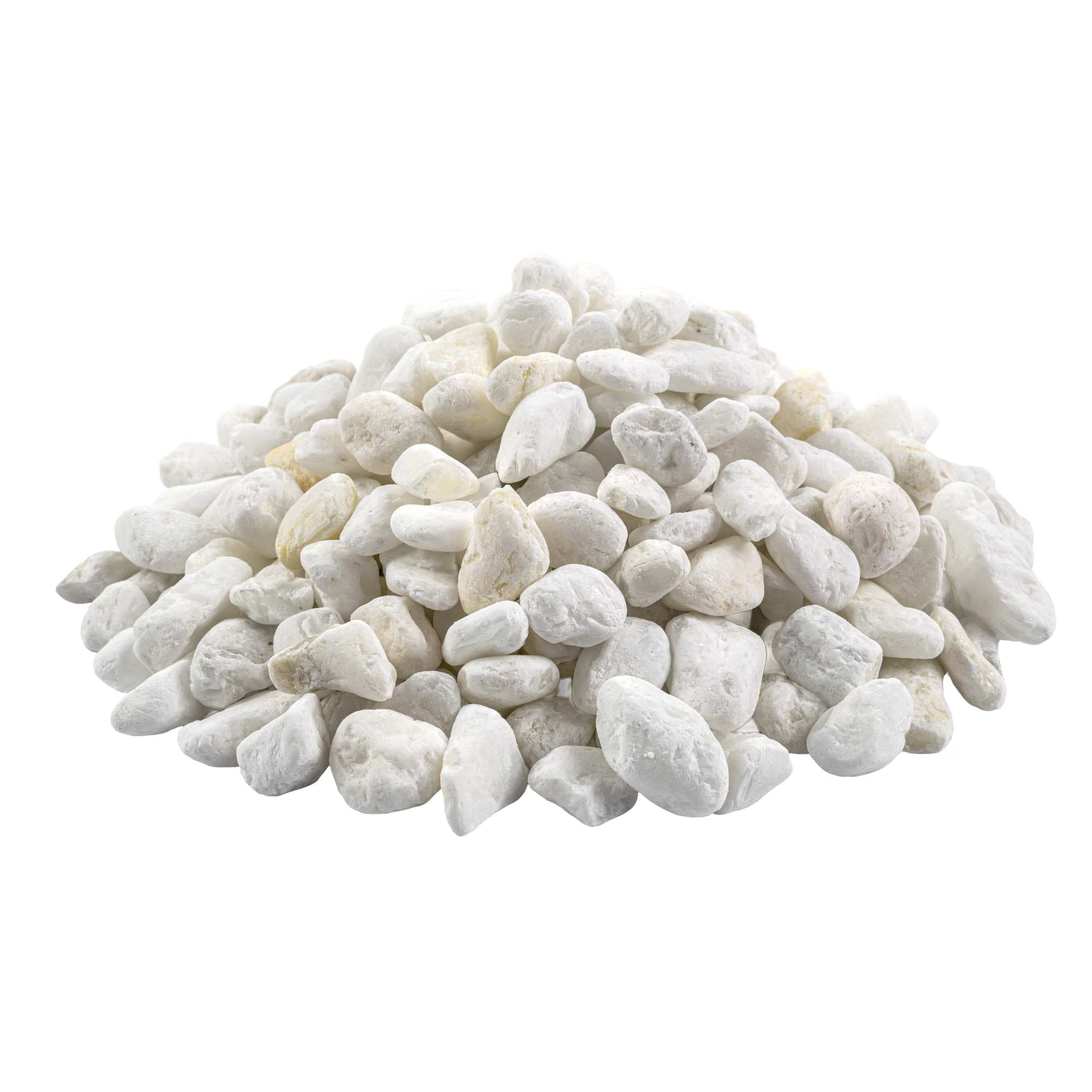 Himalaya White Marble 0.5 cu. ft. per Bag (0.25 in. to 0.75 in.) Natural Bagged Pebbles