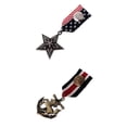 thumbnail image 1 of Broche de medalla Salvador Retro 2 uds, 1 of 10