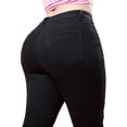 thumbnail image 3 of Jeans skinny con strech/Tallas Extras, 2186 negro 38 KYRATH J-KYR-2186-NEGRO, 3 of 5