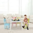 thumbnail image 6 of SALE CLEARANCE Children's Wooden Table And Chair Set Colorful (One Table With Four Chairs), 6 of 7