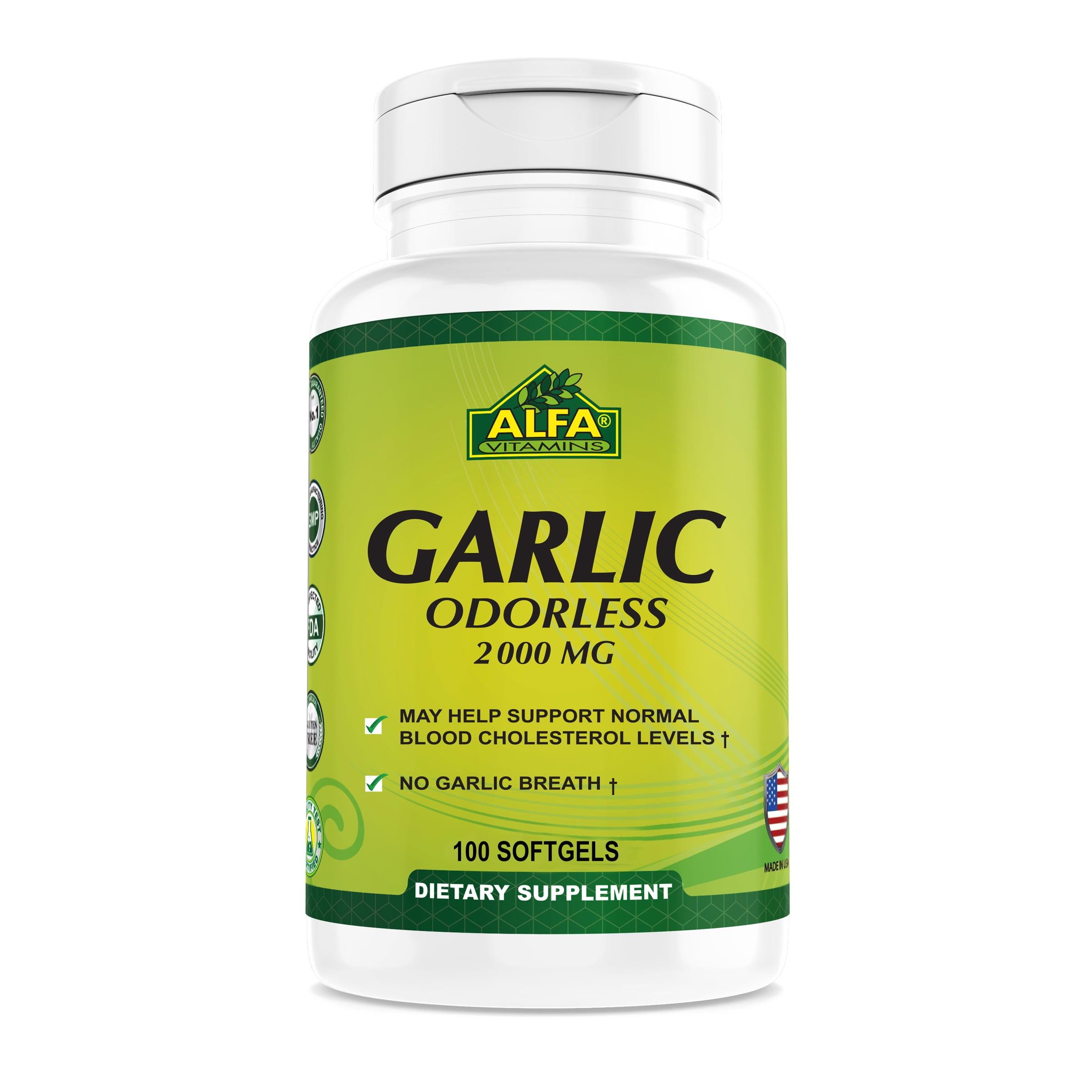 Garlic Odorless 2000mg - 100 softgels