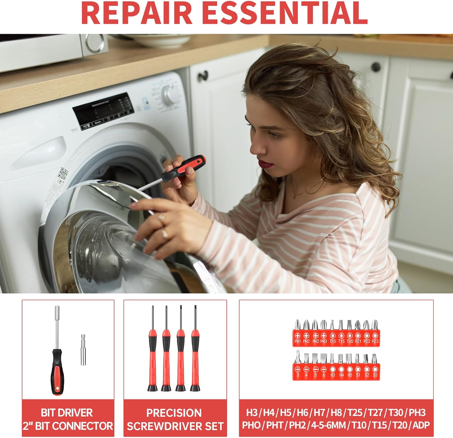 Hoey 39-Piece All Purpose Household Tool Kit photo 4
