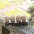 thumbnail image 5 of Eco Friendly Bamboo Toothbrush Travel Case 2.4 Inch, Natural Handmade Portable Holder Tube, Hard Protective Case for Toothbrush Straws Pens, Sustainable Bathroom Accessory, 1X Toothbrush Base, 5 of 8