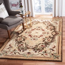 Safavieh Empire Toireasa Floral Wool Area Rug, Brown/Beige, 3' x 5'