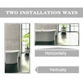 thumbnail image 4 of Rectangle Metal Framed Beveled Edge Bathroom Vanity Mirror 40"W x 20"H - Black, 4 of 5