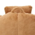 thumbnail image 6 of Newest Shell-Shaped Faux Fur Lounger with Footstool, khaki Bean Bag Chair for Princess Room & Fantasy Corner, 6 of 10