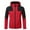 Red, variant on SERTG Men's Color Block Hooded Jacket Fall Casual Full Zip Long Sleeve Lightweight Windbreaker Sports Jackets for Men(Red,M)
