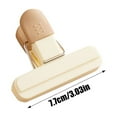 thumbnail image 2 of Huluwajiuyeye Clips Alimentaires Réutilisables en Silicone Forte Adhérence Étanches pour Fraîcheur Verrouillage Hermétique Rangement Cuisine Chips Emballage Collation Fermeture de Sacs Bâtonnets Coulissants Fermeture de Sacs à Café, 2 of 4