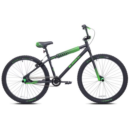 Kent™ 26  Surreal Men s Urban BMX Bike  Black / Green