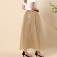 thumbnail image 4 of Landzoo One Women Plus Size Mesh Tulle Skirt Pleated Princess Skirt Mesh Bubble Skirt Beautiful Stylish Women's Skirt, 4 of 6