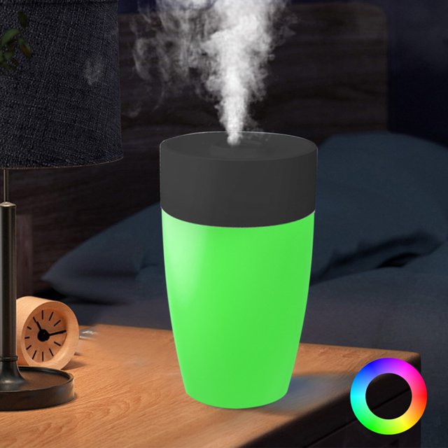 TIMIFIS Stainless Steel Cup Home Aromatherapy Diffuser Auto Mist Home Rechargeable Three Concentrations Three Speed Adjustment Humidifier Large Mist Volume Water Bottle