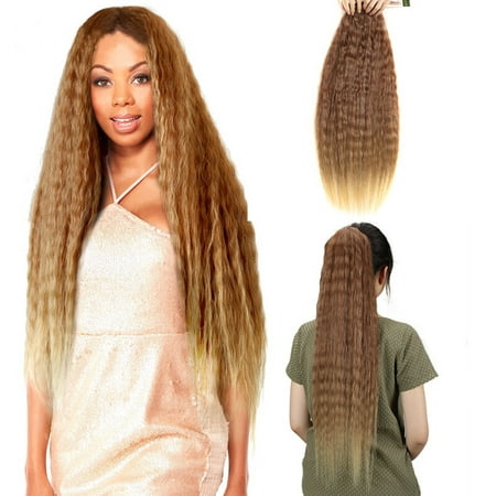 Noble Kinky Straight Hair Ombre hair bundles 1 Pcs 28