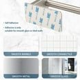 thumbnail image 5 of Toilet Paper Holder Self Adhesive,No Drilling Stainless Steel Rustproof Adhesive Toilet Roll Holder,Grey, 5 of 8