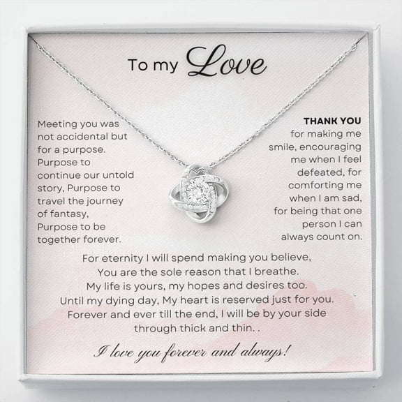 Love, Love Knot Necklace
