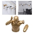 thumbnail image 4 of Estatuas deportivas Soledad escultura de pared de escalada en roca Mano Izquierda Dorada, 4 of 9