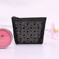 thumbnail image 3 of Make-up Wash Mesh Storage Bag Transparent Don't fade Storage Bag Convenient Carry-on Love Wash Bag, 3 of 8