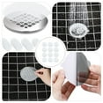 thumbnail image 2 of NICEXMAS 25Pcs Disposable Floor Drain Filtering Stickers White PVC Anti Blocking, 2 of 8