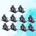 Freeency 30pcs Plastic Clips Black Adhesive Backed Wire Adjustable ...