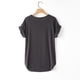 thumbnail image 5 of Mujeres Fahion Cuello redondo Mangas caídas Hombros Desgastados Estilo retro Camiseta Nupcial Verano Blusa Túnica Tops Fridja hjk1507, 5 of 7
