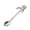 Silver, variant on Queroig Cat Spoon Coffee Teaspoon Stainless Steel Hanging Cup Tea Spoon for Drink Mixing Cute Cat Shape Milkshake Jam Spoon Coffee Lover Gift
