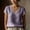 Purple, variant on Womens T-Shirt Red V-Neck Short Sleeve Relaxed Fit Cotton Top Sizes S-2XL, Size L