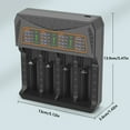 thumbnail image 5 of AOOOWER Universal 4 Slot Battery Charger for 18650 26650 21700 and More Rechargeable Lithium Batteries Charging Dock Station, 5 of 8